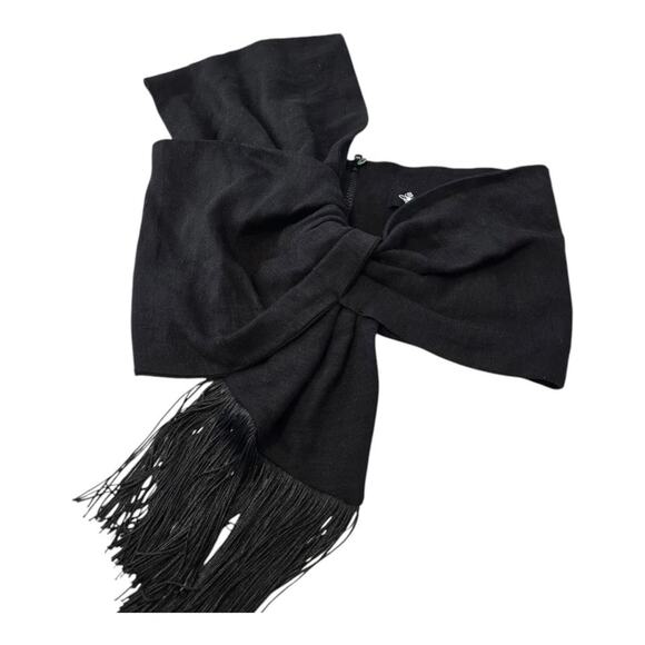 Just Bee Queen Luna Oneshoulder Fringed Crop Top - M - Picture 4 of 6